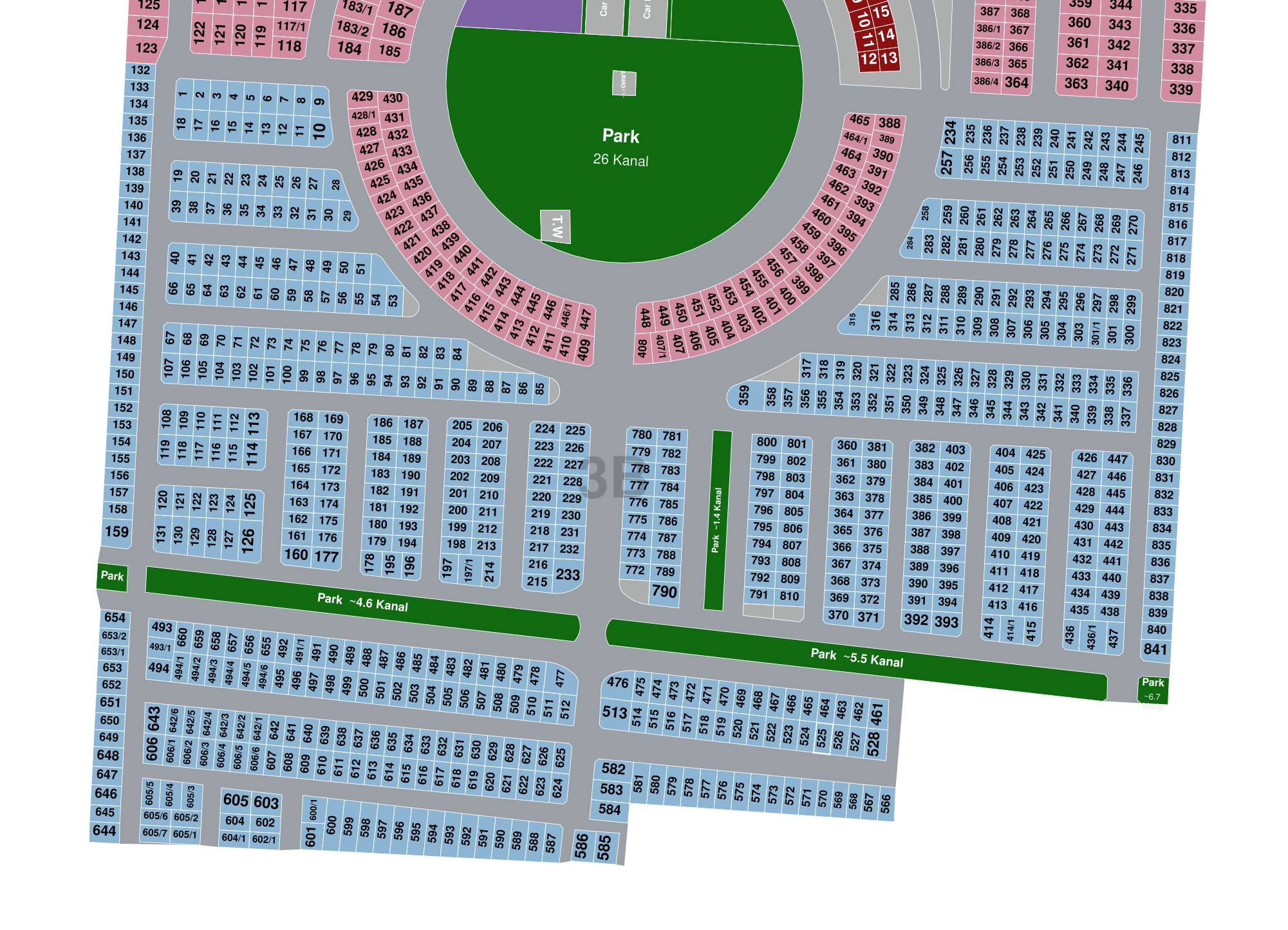 Block 1B map