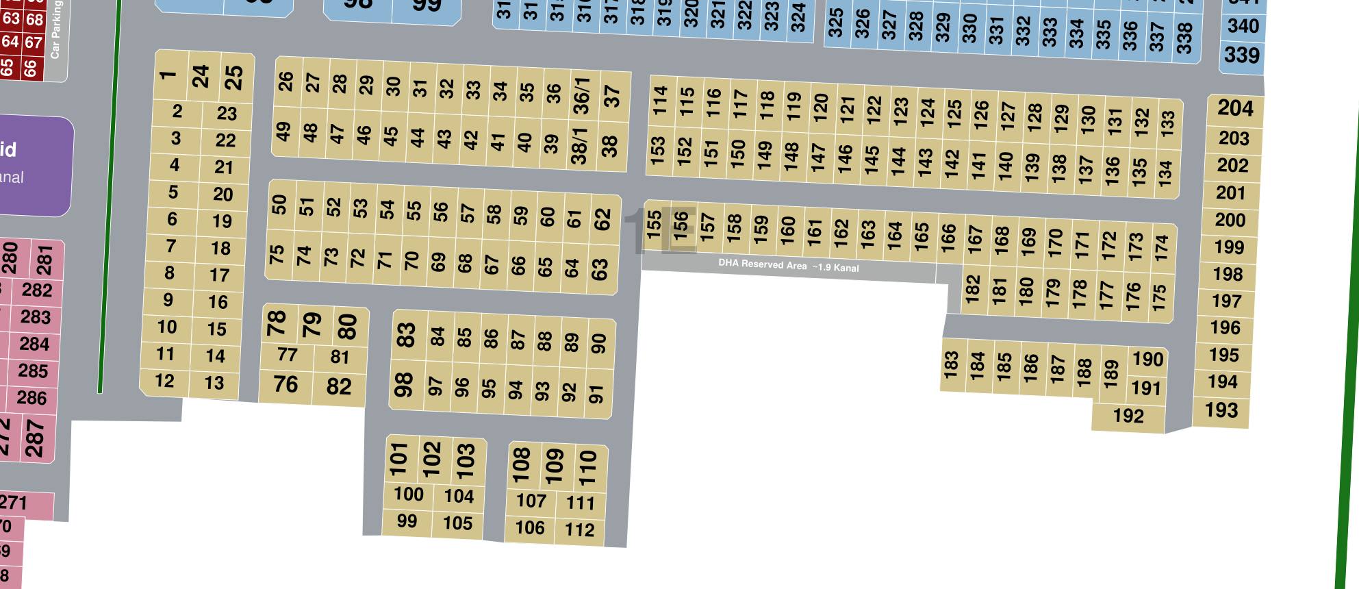 Block 1E map