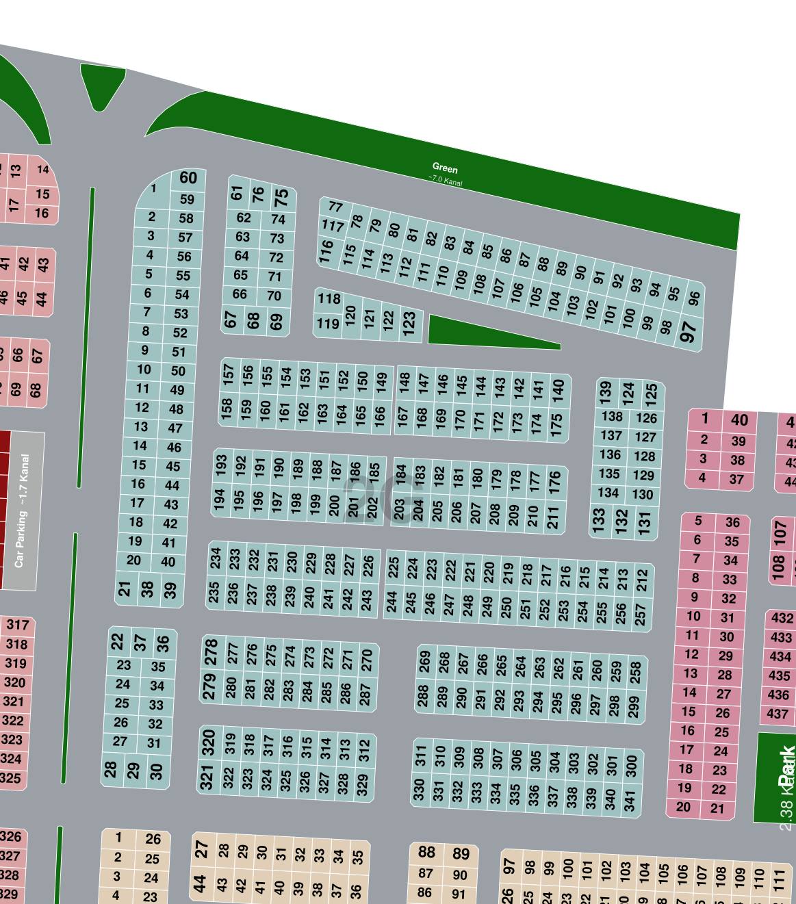 Block 2G map