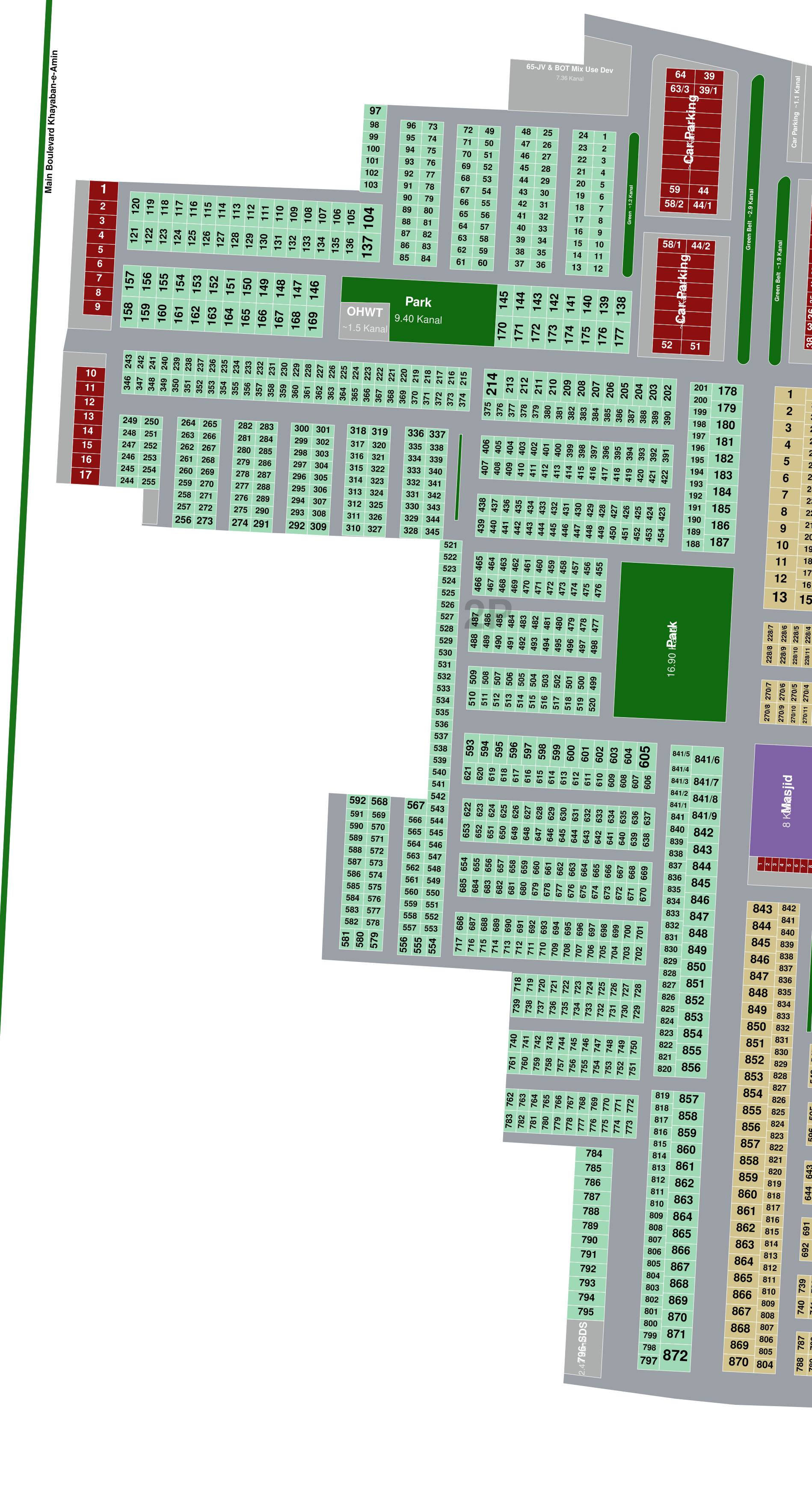 Block 2P map