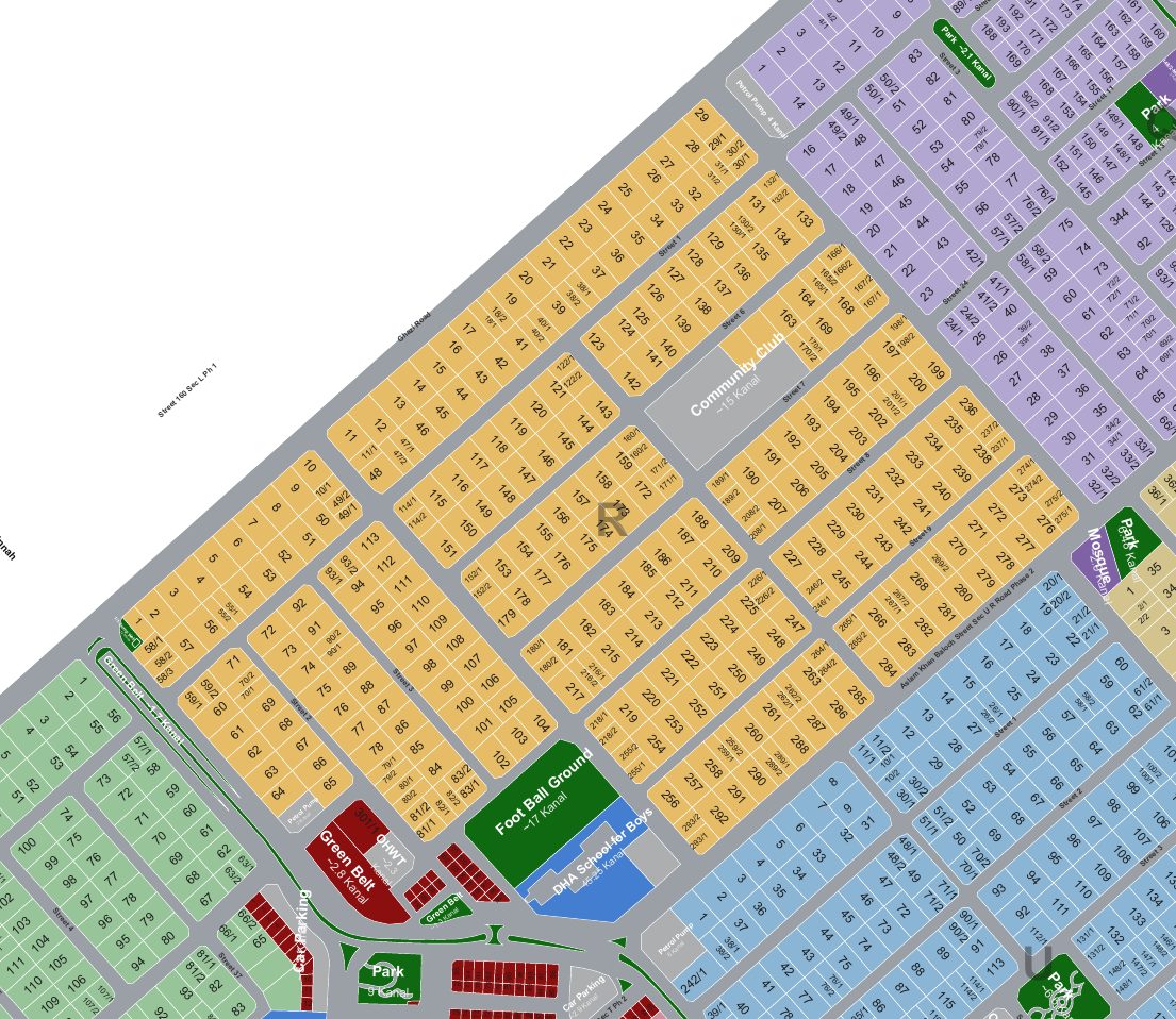 Block R map