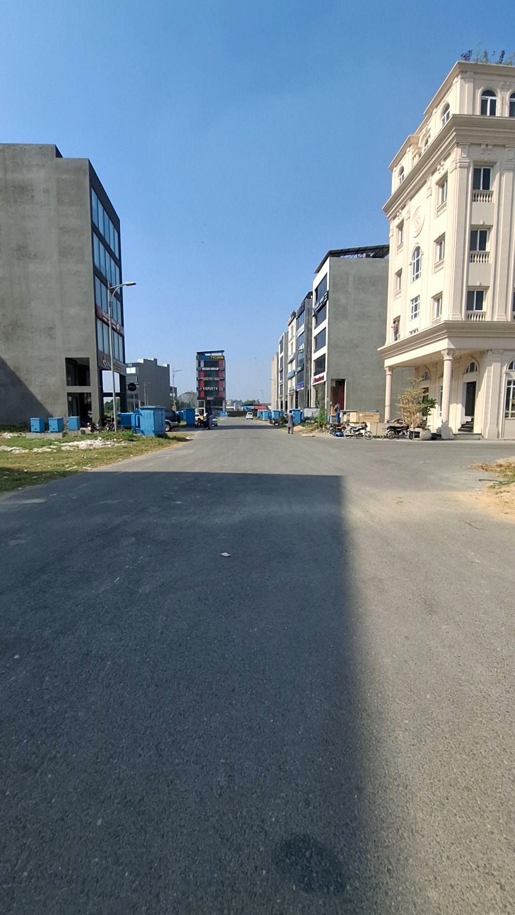 The road in front — Plot 119, Block BWB, DHA Phase 8