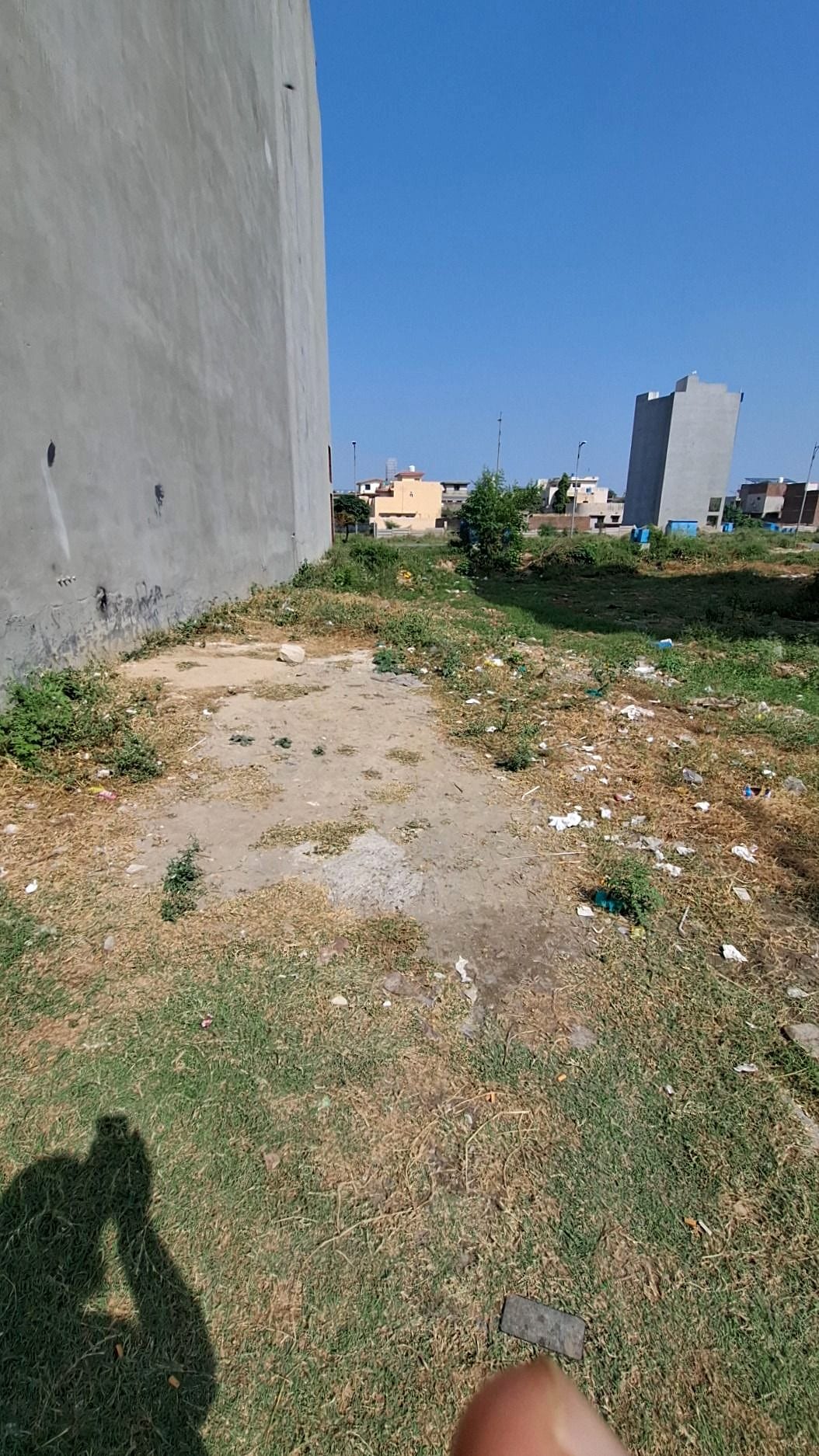 Back boundary — Plot 117, Block BWB, DHA Phase 8