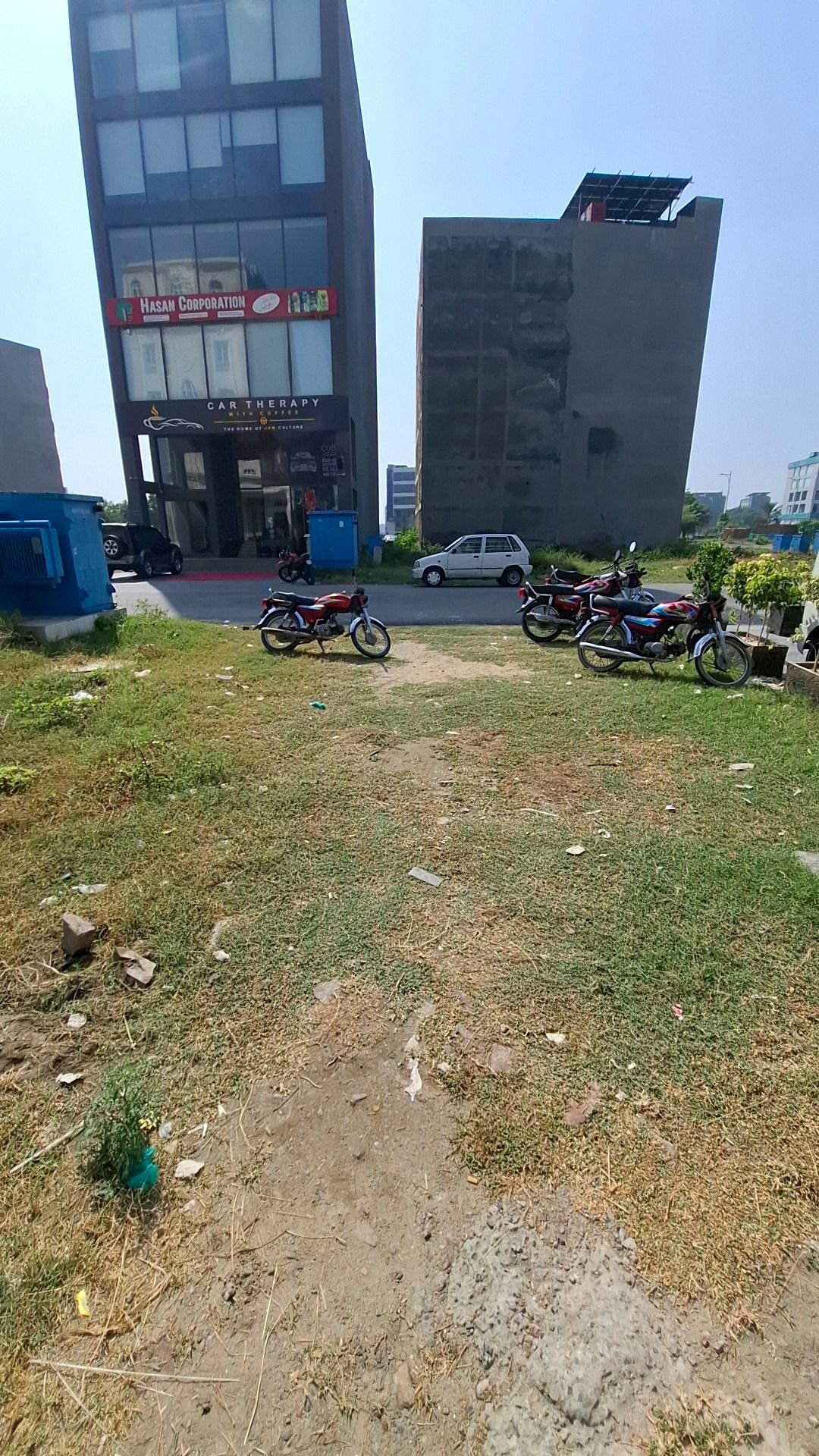 From inside the plot — Plot 117, Block BWB, DHA Phase 8