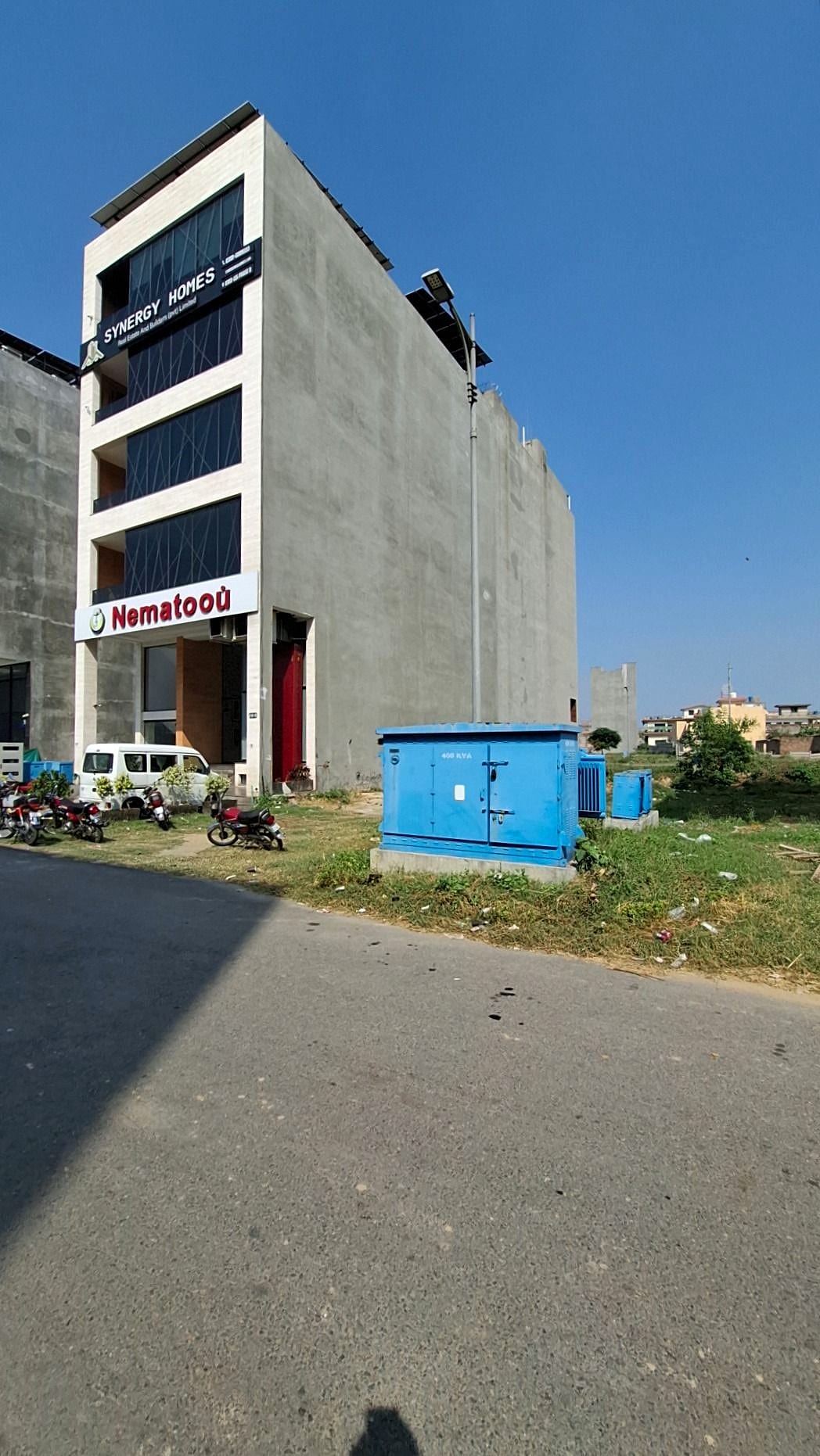 Left side boundary — Plot 117, Block BWB, DHA Phase 8