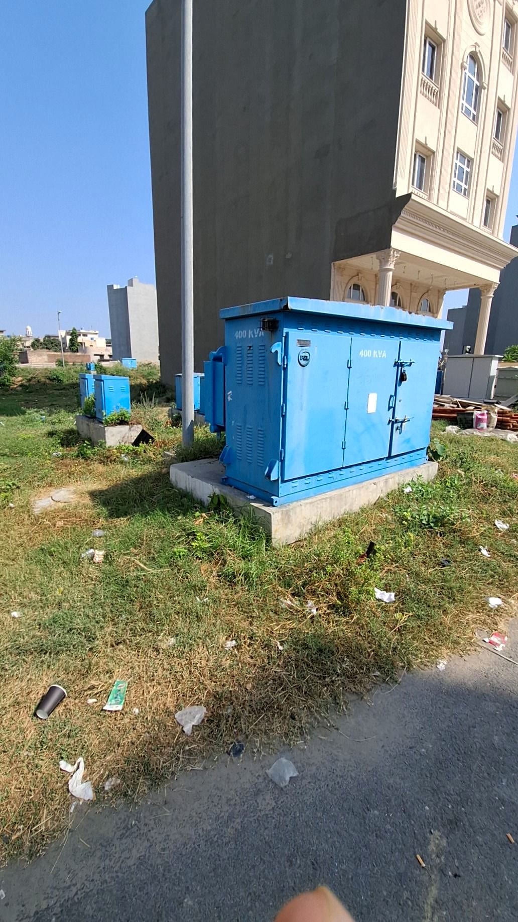 Transformer / DB / pole — Plot 117, Block BWB, DHA Phase 8