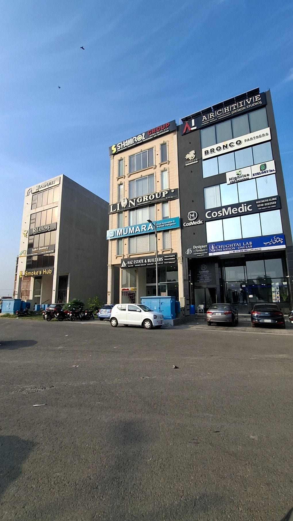 From the side — Plot 113, Block BWB, DHA Phase 8