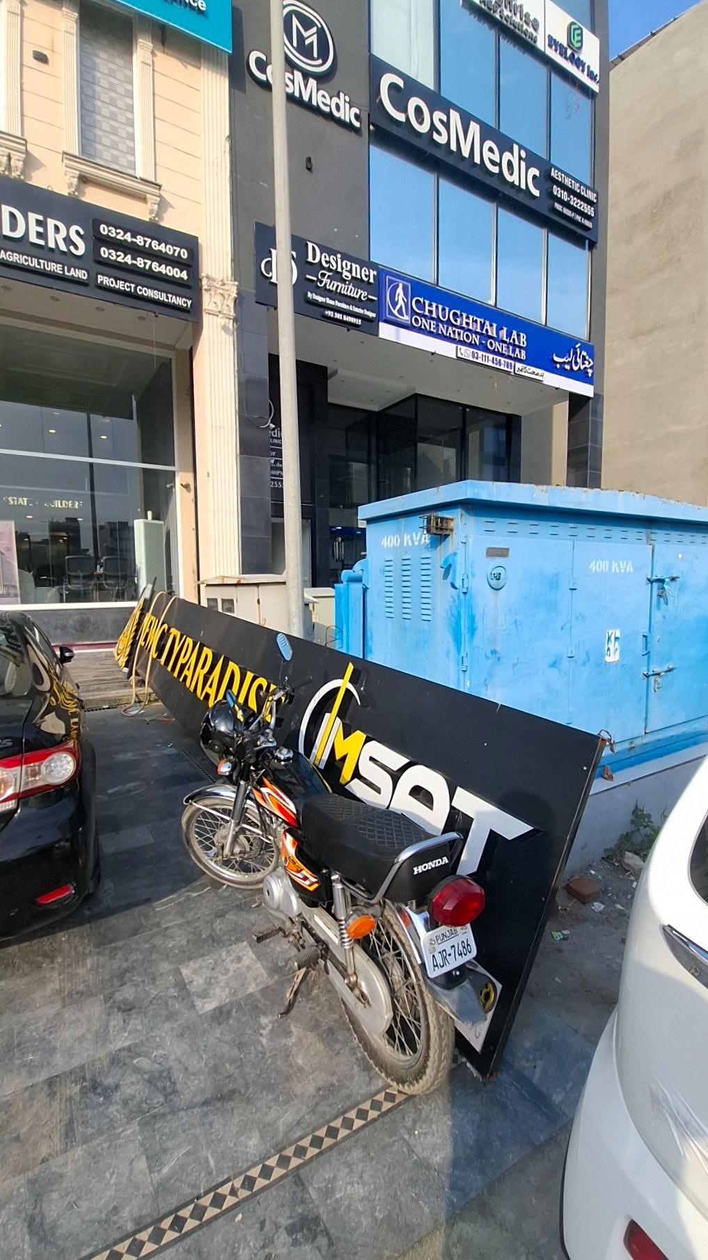 Transformer / DB / pole — Plot 113, Block BWB, DHA Phase 8