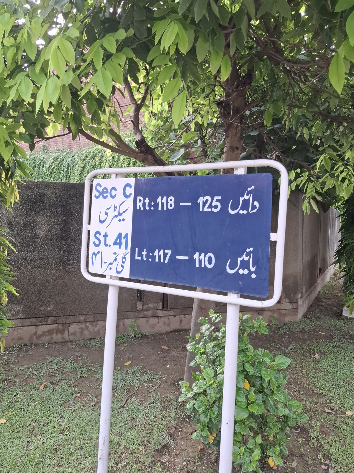 Street 41 board, Block C